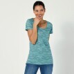 Melírované tričko s krátkymi rukávmi, z bio bavlny, eco-friendly