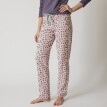 Pyžamové kalhoty s potiskem "Beautiful"