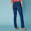 Rovné strečové džíny v sepraném vzhledu