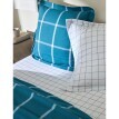 Flanelové kockované posteľná bielizeň, farbené vlákno