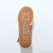 Skórzane sneakersy z kontrastowymi wstawkami, zapinane na suwak