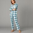 Pijama din flanelă cu imprimeu