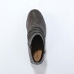 Kotníkové boty se sklady, vsadka se vzorem krokodýlí kůže