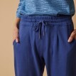 Moltonové joggingové kalhoty s pružným pasem