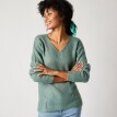 Sweter z dekoltem w szpic