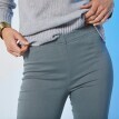 Spodnie modelujące z elastycznym pasem i efektem płaskiego brzucha