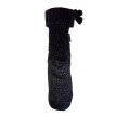 ISOTONER Hrejivé ženilkové ponožky s vrkočovým vzorom, protišmyková podrážka