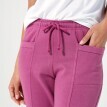 Spodnie do biegania ze szczotkowanego moltonu, jednolity kolor