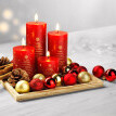 Set decorativ cu lumânări de Crăciun