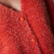 Sweter zapinany na guziki, z haftowanym tiulem