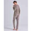 Gyapjú pizsama puha tapintású, csillagmintás fleece pizsama
