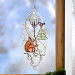 Okenná dekorácia "Veverička"