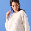 Fonott mintás pulóver