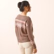 Sweter z żakardowym wzorem