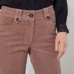 Rovné manšestrové kalhoty