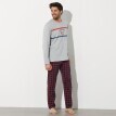 Pyžamové kalhoty s kostkovaným vzorem