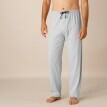 Pantaloni de pijama de culoare solidă, cu reflexe gri