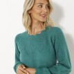 Rochie pulover cu model openwork