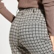 Chino kalhoty z úpletu Milano, potisk kohoutí stopy