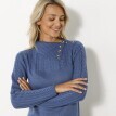 Rochie pulover cu model împletitură