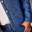 Jachetă matlasată din denim