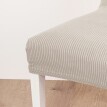Bi-pružný manšestrový potah na židli