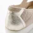 Kožená obuv babies s ažurovým vzorem