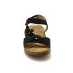 PÉDICONFORT® - Sandale din piele velur cu Velcro
