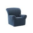 Bi-elastyczny pokrowiec na fotel i sofę z podłokietnikami, geometryczny wzór