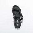 Sandale sport cu velcro, din piele cu certificat LWG