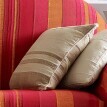 Zestaw 2 ręcznie tkanych poszewek na poduszki w paski