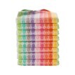 Ręczniki frotte w kropki/paski, zestaw 4 lub 8 sztuk