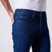 Džínsy s pružným pásom, vnútorná dĺžka nohavíc 72 cm