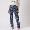 Spodnie od piżamy z kwiatowym nadrukiem