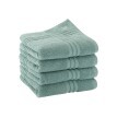 Zestaw 4 kwadratowych ręczników frotte do rąk