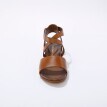 Sandále s remiankami na suchý zips, z kože s certifikátom LWG