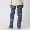 Pantaloni pijama cu imprimeu floral