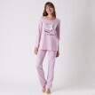 Pijama cu mâneci lungi cu imprimeu "Cats".