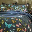 Bavlnená posteľná bielizeň Envolée s potlačou motýlikov