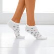 Nízke ponožky so zladeným motívom, súprava 4 páry