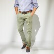 Pantaloni Chino de culoare solidă