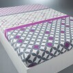 Lenjerie de pat din bumbac Marlow cu motiv geometric