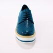 Pantofi derby cu talpă cu crampoane, albastru marin