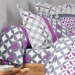 Bavlnená posteľná bielizeň Marlow s geometrickým vzorom