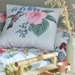 Prešívaná prikrývka na posteľ s potlačou kvetín