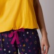 3/4 pyžamové kalhoty Estrella s potiskem hvězdiček