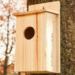 Dřevěná budka pro ptáky