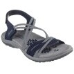 Skechers - REGGAE SLIM sandały z wąskimi paskami na rzepy