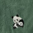 Zestaw tekstyliów łazienkowych frotte z haftem pandy