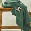 Froté súprava kúpeľňového textilu s výšivkou pandy